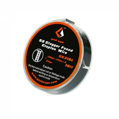 SS Stagger Fused Clapton Wire 3m