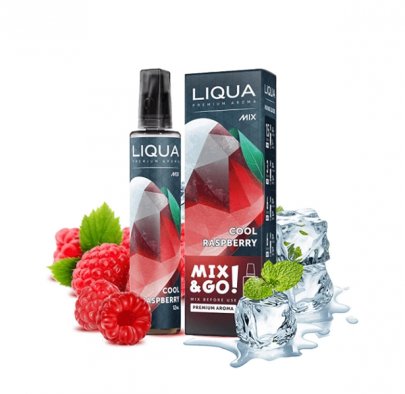 Příchutě Liqua Mix&Go Cool Rasberry 12ml