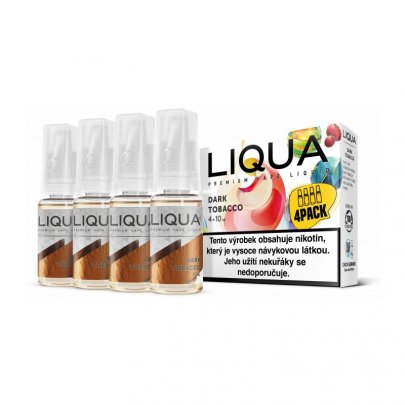 LIqua Temný tabák LIQUA 4x10ml