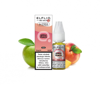 E-Liquid ELFLIQ Nic SALT Apple Peach 10ml 10mg