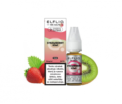 E-Liquid ELFLIQ Nic SALT Strawberry Kiwi 10ml 10mg