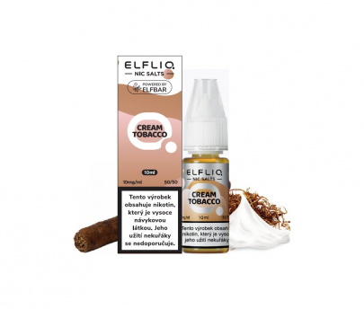 E-Liquid ELFLIQ Nic SALT Cream Tobacco 10ml