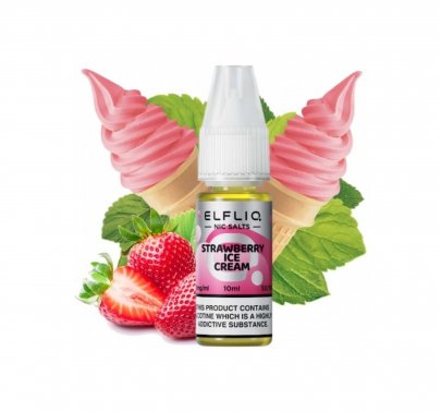 E-Liquid Strawberry ICE Cream ElfLiq 10ml