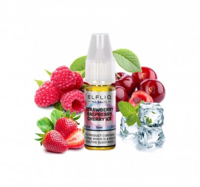 E-Liquid Strawberry Raspberry Cherry ICE ElfLiq 10ml
