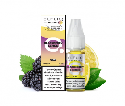 ELFLIQ Nic SALT Blackberry Lemon 10ml